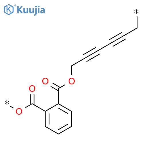 Poly(oxycarbonyl-1,2-phenylenecarbonyloxy-2,4-hexadiyne-1,6-diyl) structure