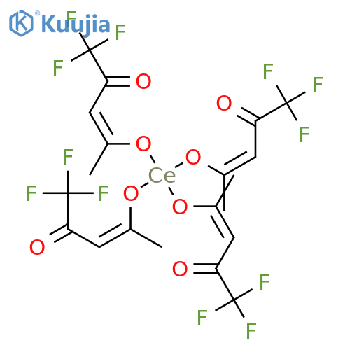 CERIUM (III) TRIFLUOROACETYLACETONATE HYDRATE structure