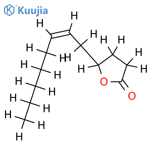 (+/-)-(Z)-6-dodecen-4-olide structure