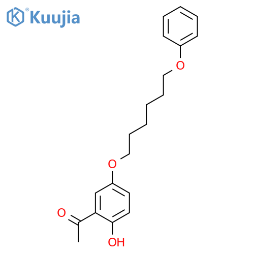 Ethanone, 1-[2-hydroxy-5-[(6-phenoxyhexyl)oxy]phenyl]- structure