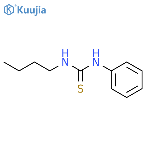 Thiourea,N-butyl-N'-phenyl- structure