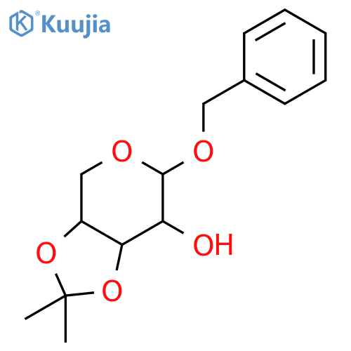 b-D-Arabinopyranoside,phenylmethyl 3,4-O-(1-methylethylidene)- structure