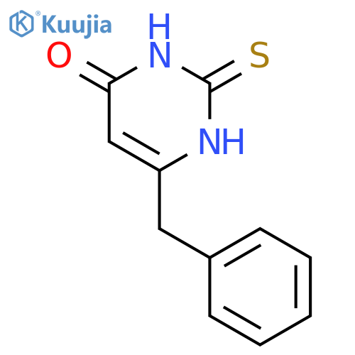 Benzylthiouracil structure