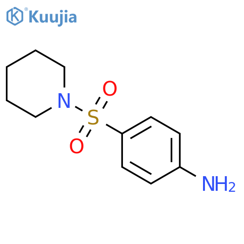 4-(piperidine-1-sulfonyl)aniline structure