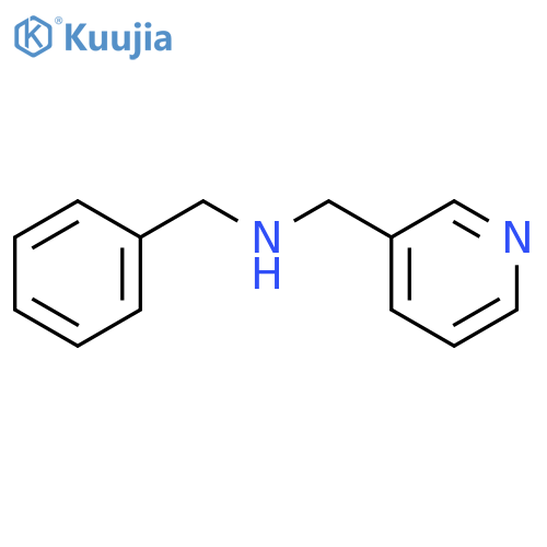 1-phenyl-N-(pyridin-3-ylmethyl)methanamine structure