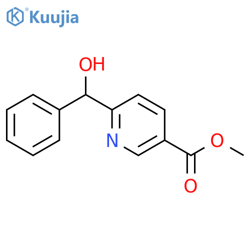 Methyl 6-(hydroxy(phenyl)methyl)nicotinate structure