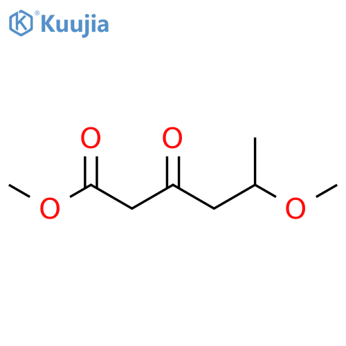 Hexanoic acid, 5-methoxy-3-oxo-, methyl ester structure