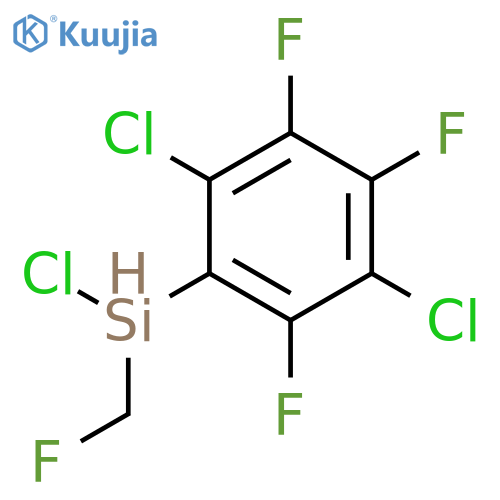 SILANE, CHLORO(2,5-DICHLORO-3,4,6-TRIFLUOROPHENYL)FLUOROMETHYL- structure