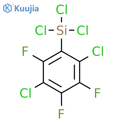 Silane, trichloro(2,5-dichloro-3,4,6-trifluorophenyl)- structure