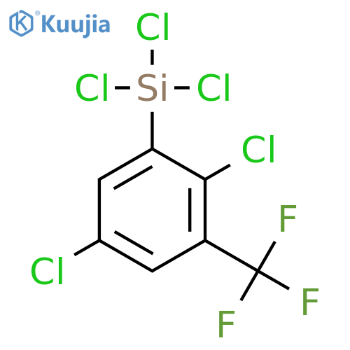 SILANE, TRICHLORO[2,5-DICHLORO-3-(TRIFLUOROMETHYL)PHENYL]- structure