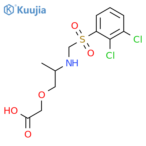 ACETIC ACID, [2-[[(2,3-DICHLOROPHENYL)SULFONYL]METHYLAMINO]PROPOXY]- structure