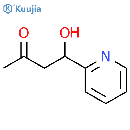 4-hydroxy-4-(2-pyridinyl)-2-Butanone structure
