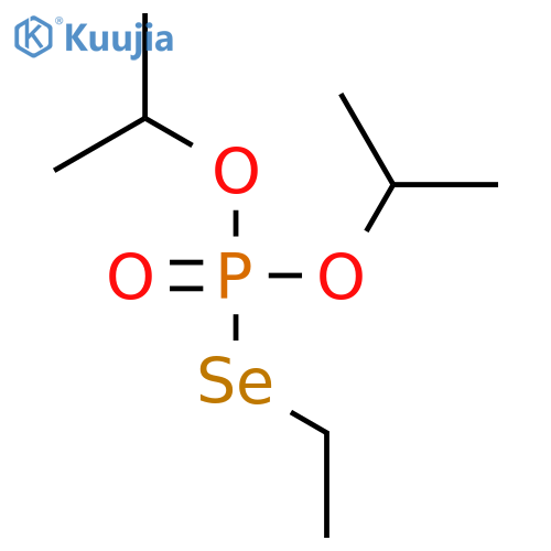 Phosphoroselenoic acid, Se-ethyl O,O-bis(1-methylethyl) ester structure