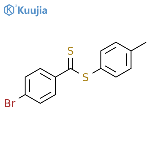Benzenecarbodithioic acid, 4-bromo-, 4-methylphenyl ester structure