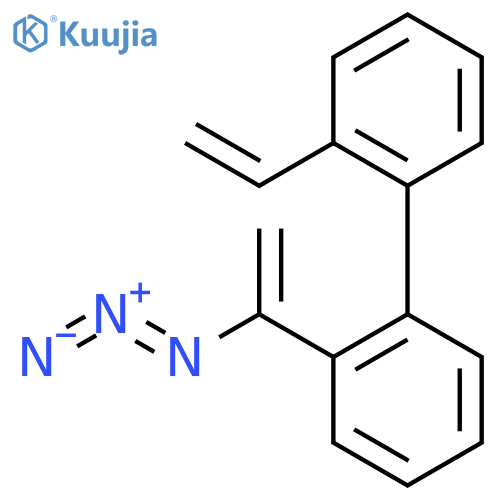 1,1'-Biphenyl, 2-(1-azidoethenyl)-2'-ethenyl- structure