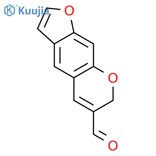 7H-FURO[3,2-G][1]BENZOPYRAN-6-CARBOXALDEHYDE structure