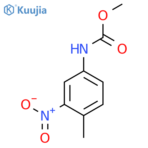 Methyl N-(4-methyl-3-nitrophenyl)carbamate structure