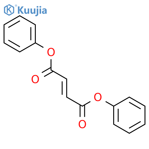 2-Butenedioic acid(2E)-, 1,4-diphenyl ester structure