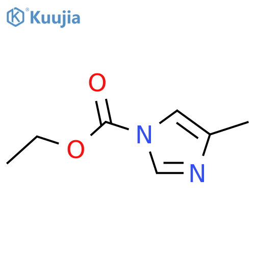 1H-Imidazole-1-carboxylicacid, 4-methyl-, ethyl ester structure
