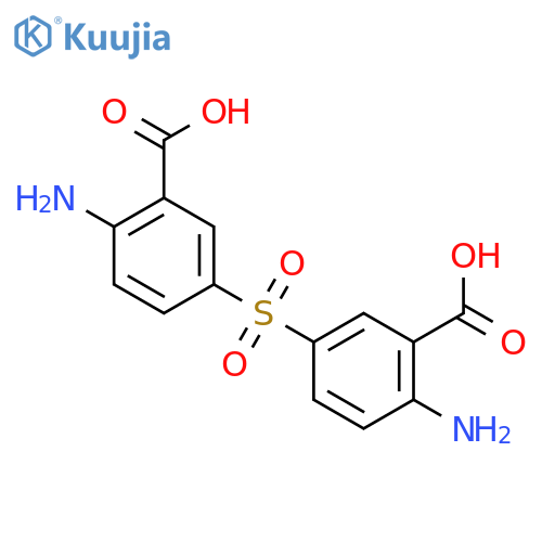 Benzoic acid,3,3'-sulfonylbis[6-amino- structure