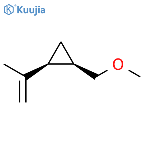 Cyclopropane, 1-(methoxymethyl)-2-(1-methylethenyl)-, cis- structure