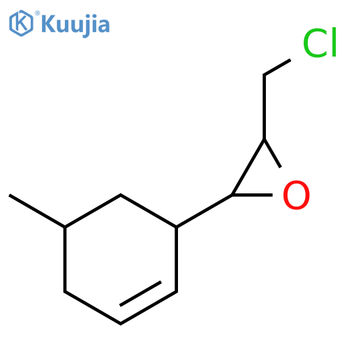 OXIRANE, 2-(CHLOROMETHYL)-3-(5-METHYL-2-CYCLOHEXEN-1-YL)- structure