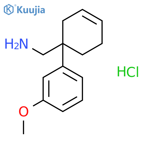 3-CYCLOHEXENE-1-METHANAMINE, 1-(3-METHOXYPHENYL)-, HYDROCHLORIDE structure
