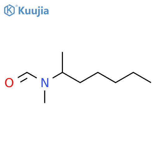 Formamide, N-methyl-N-(1-methylhexyl)- structure