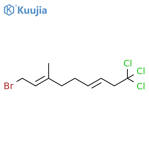 2,6-Nonadiene, 1-bromo-9,9,9-trichloro-3-methyl-, (E,E)- structure