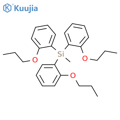 Silane, methyltris(2-propoxyphenyl)- structure