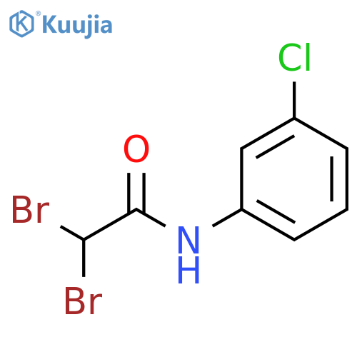 Acetamide, 2,2-dibromo-N-(3-chlorophenyl)- structure