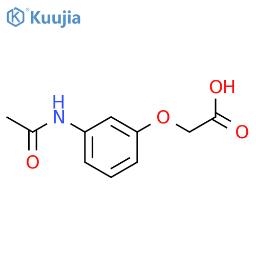 3-Acetamidophenoxyacetic acid structure