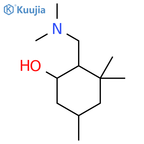Cyclohexanol,2-[(dimethylamino)methyl]-3,3,5-trimethyl- structure