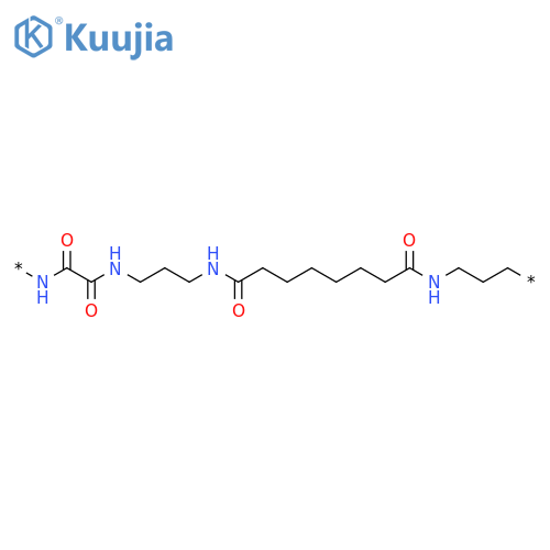 Poly[imino(1,2-dioxo-1,2-ethanediyl)imino-1,3-propanediylimino(1,8-dioxo-1,8-octanediyl)imino-1,3-propanediyl] structure