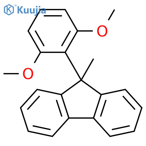 9H-Fluorene, 9-(2,6-dimethoxyphenyl)-9-methyl- structure