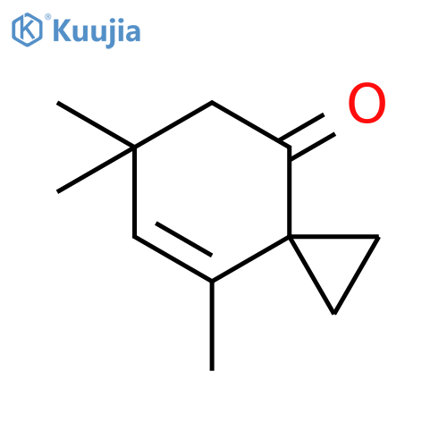 SPIRO[2.5]OCT-7-EN-4-ONE, 6,6,8-TRIMETHYL- structure