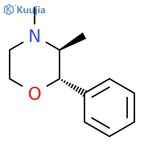 Morpholine,3,4-dimethyl-2-phenyl-, (2S,3S)- structure