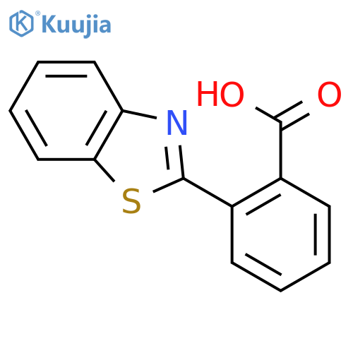 Benzoic acid,2-(2-benzothiazolyl)- structure
