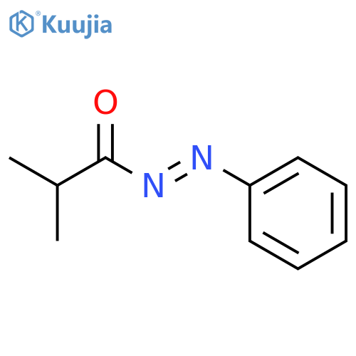 Diazene, (2-methyl-1-oxopropyl)phenyl- structure