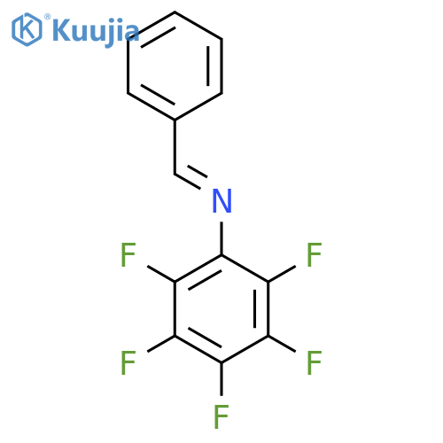 Benzenamine, 2,3,4,5,6-pentafluoro-N-(phenylmethylene)- structure