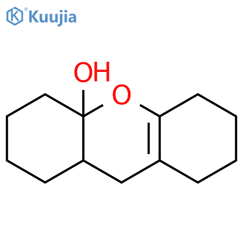 4aH-Xanthen-4a-ol, 1,2,3,4,5,6,7,8,9,9a-decahydro- structure