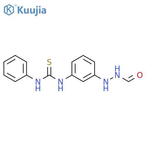 Thiourea, N-[3-(2-formylhydrazino)phenyl]-N'-phenyl- structure