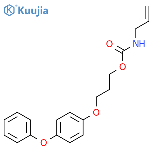 Carbamic acid, 2-propenyl-, 3-(4-phenoxyphenoxy)propyl ester structure