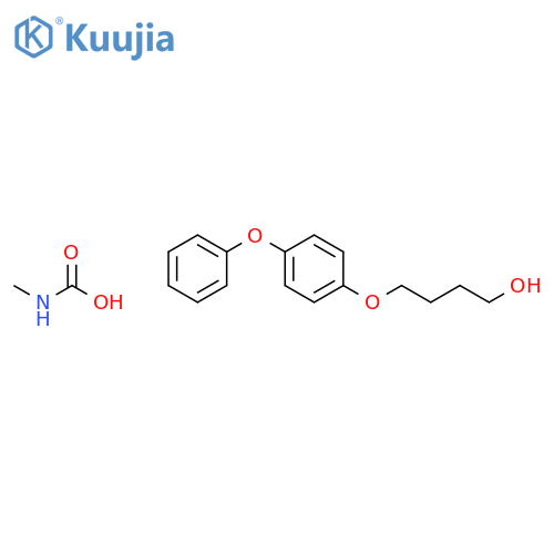 1-BUTANOL, 4-(4-PHENOXYPHENOXY)-, METHYLCARBAMATE structure