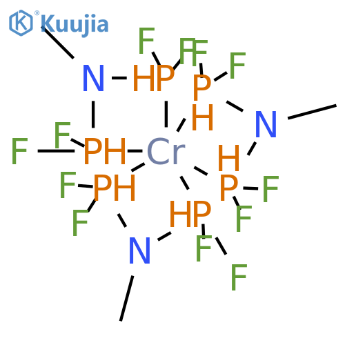 chromium, tris(methylimidodiphosphorous tetrafluoride-p,p')- structure