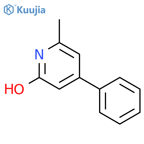 2-Hydroxy-6-methyl-4-phenylpyridine structure