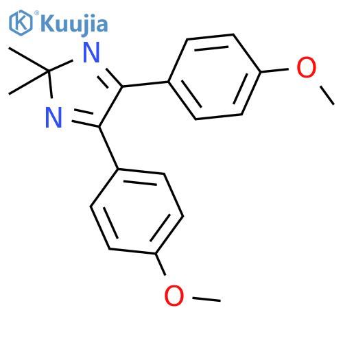 2H-IMIDAZOLE, 4,5-BIS(4-METHOXYPHENYL)-2,2-DIMETHYL- structure