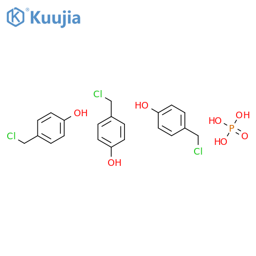 PHENOL, 4-(CHLOROMETHYL)-, PHOSPHATE (3:1) structure