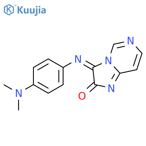 Imidazo[1,2-c]pyrimidin-2(3H)-one, 3-[[4-(dimethylamino)phenyl]imino]- structure