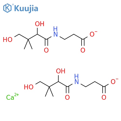Calcium DL-Pantothenate structure